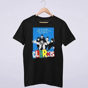 Jay And Silent Bob Clerks T Shirt Retro Movie Kevin Smith Graphic Fan Gift 90
